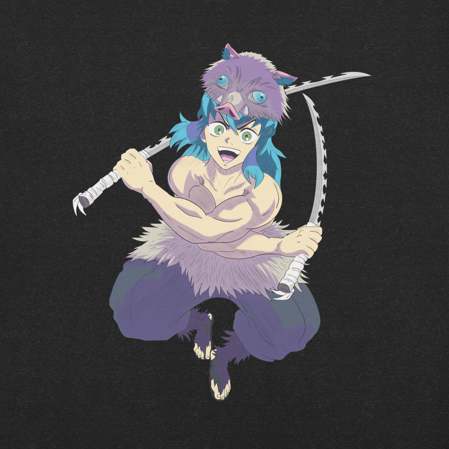 Camiseta unisex con estampado de Inosuke