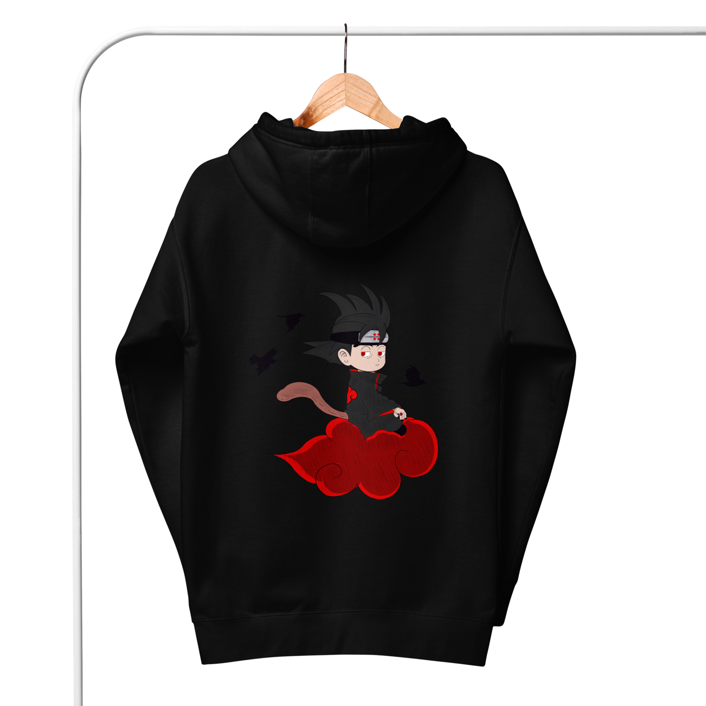 Embroidery Gokuchi Black Unisex Hoodie